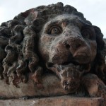 Sleeping lions in Assisi