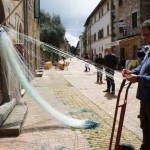 fixing fishing nets