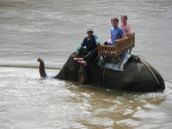 Elephant Trekking, Laos