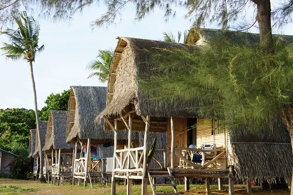 Bamboo Huts in Thailand