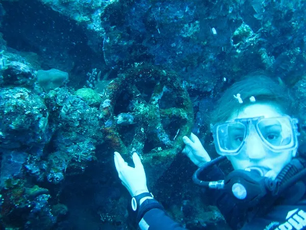 Diving the USAT Liberty shipwreck in Bali