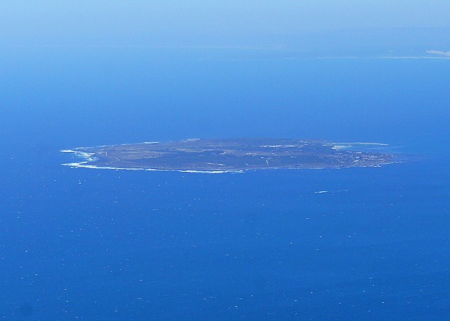 Robben Island from Table Mountain