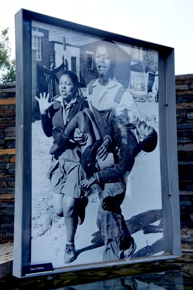 Hector Pieterson, famous photograph in Johannesburg