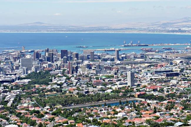 Views from Table Mountain South Africa