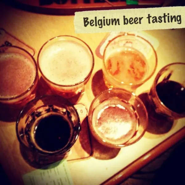 Belgium beer tasting
