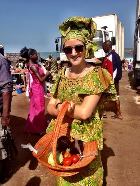 The Travel Hack in Gambian clothes