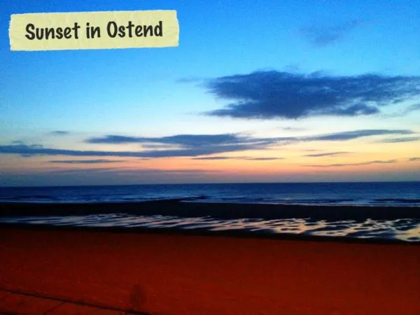 Sunset in Ostend