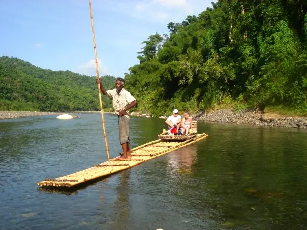 Rafting in Jamaica