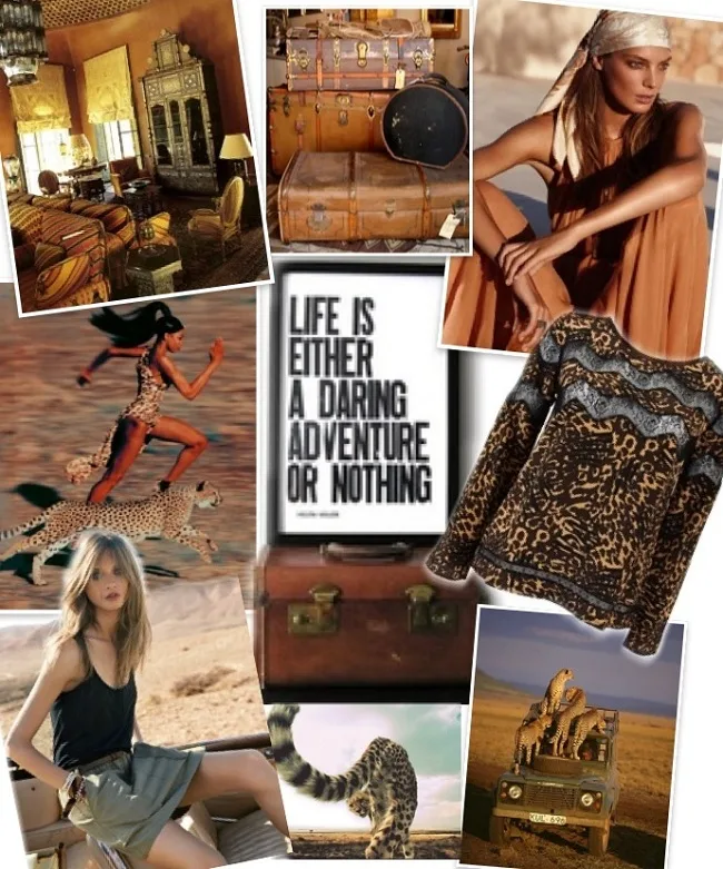 Art on The Go! Safari Collage