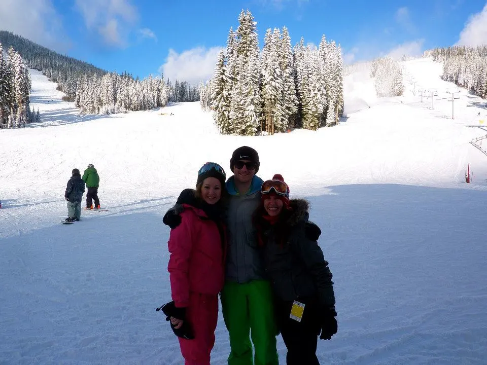 Skiing at sun peaks