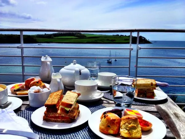 afternoon tea at Hotel Tresanton