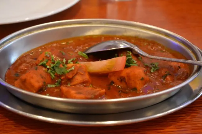 Curry at Aladin on Brick Lane