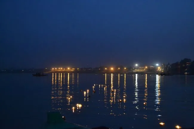 candles in the ganges