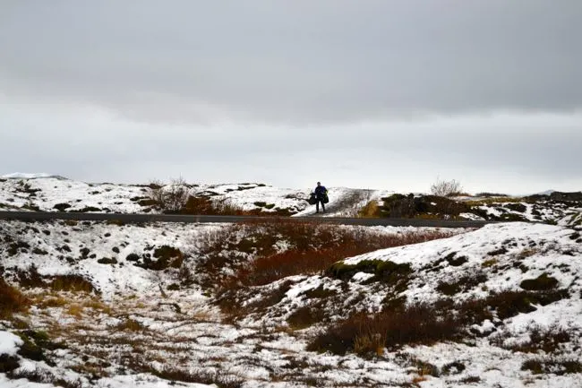 chilly landscape in Iceland