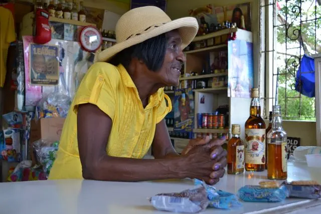 Barbados Aunty's rum bar