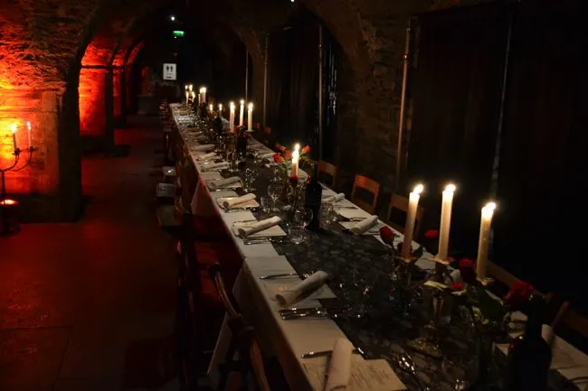 Dinner in Christ Church Cathedral Dublin