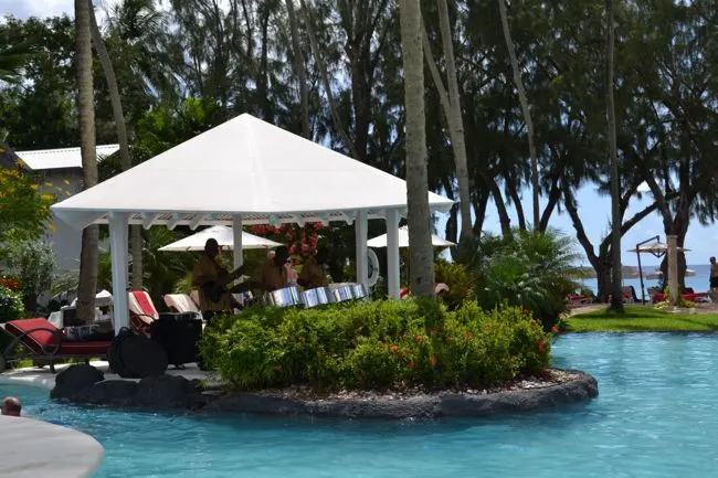 Steel drums at Colony Club