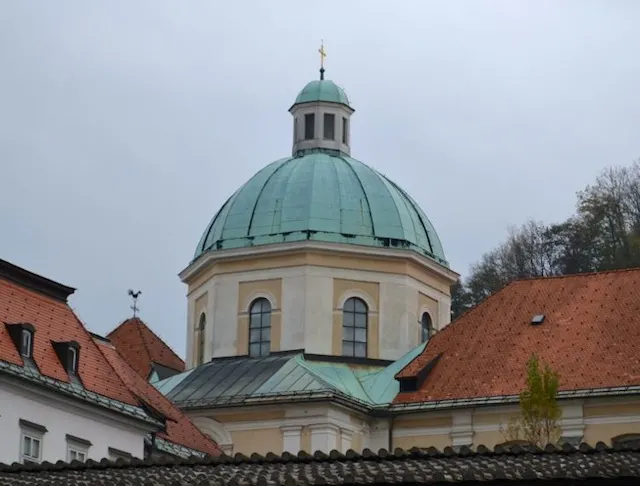 Cathedral dome in Ljubljana