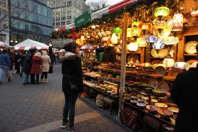 Christmas markets in New york