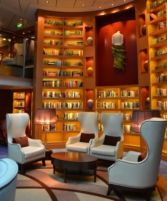 The library on Celebrity Silhouette