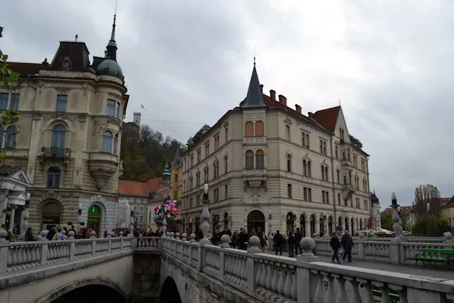The three bridges in Ljubljana