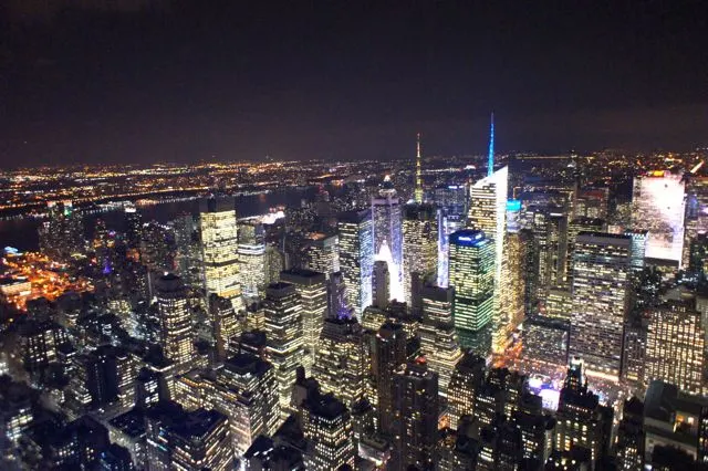 Empire State Building at night