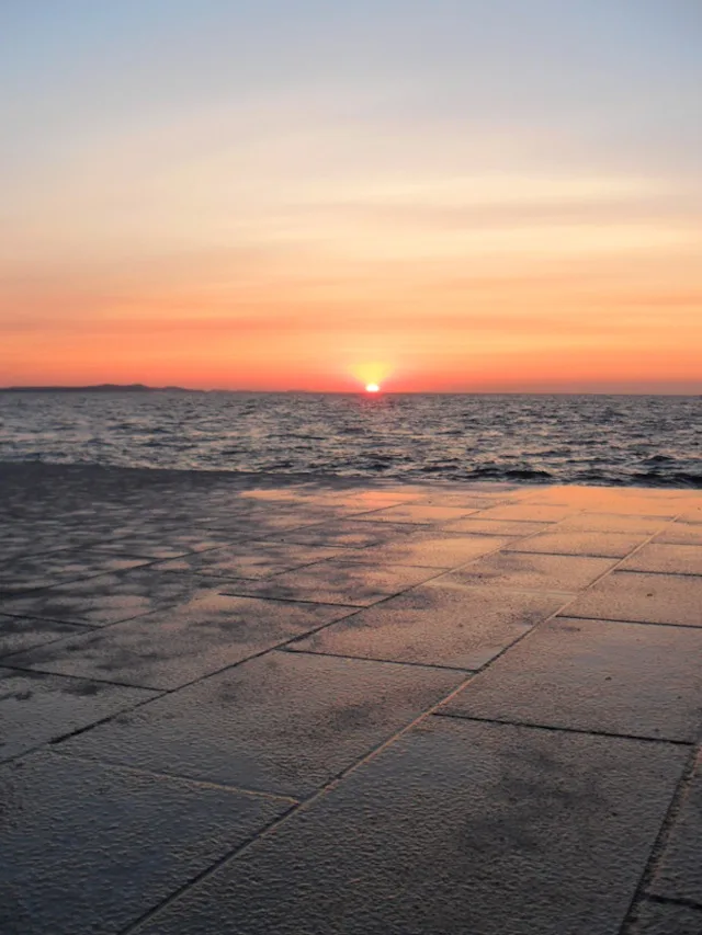 zadar sunset