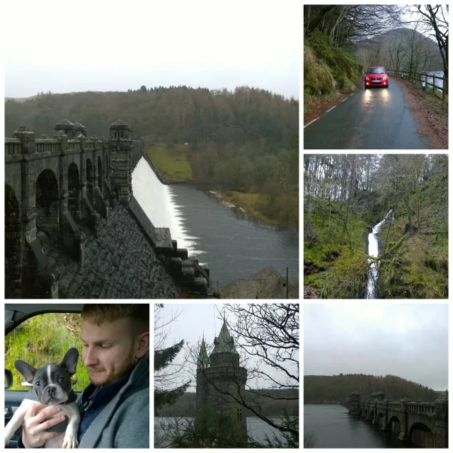 Driving around Lake Vyrnwy