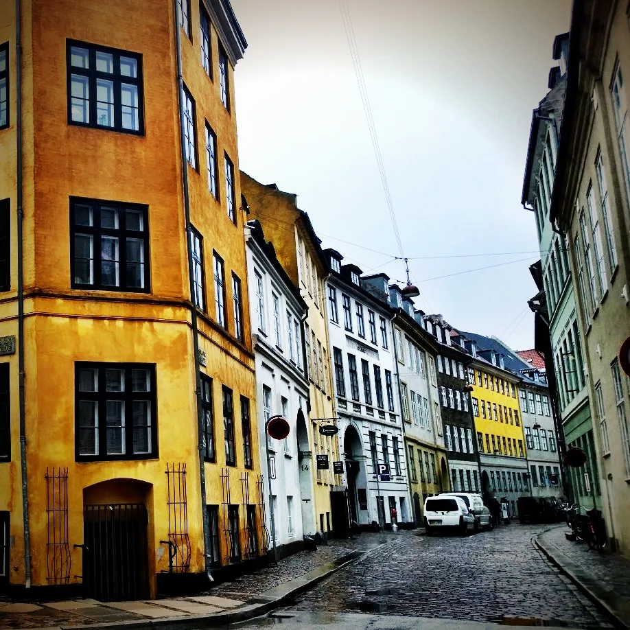 Pretty streets in Copenhagen