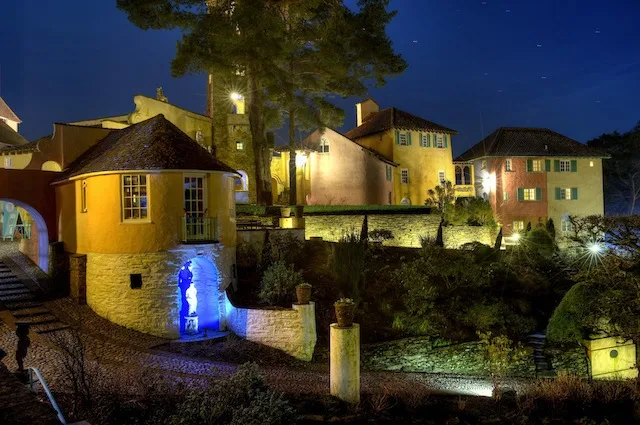 Portmeirion at night