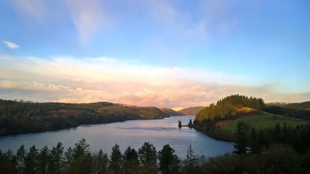 View from Lake Vyrnwy Hotel
