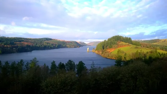 Views from Lake Vrynwy Hotel