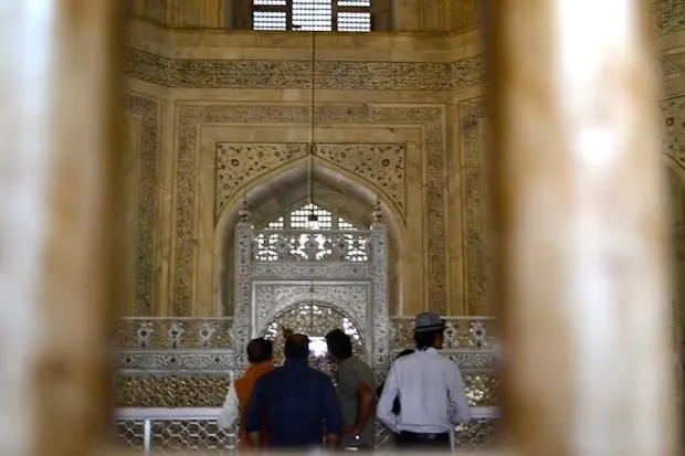 Inside the Taj Mahal