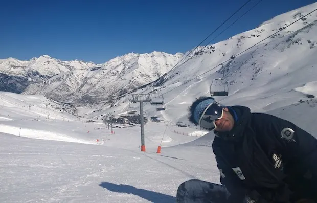 Skiing in Boi Taull