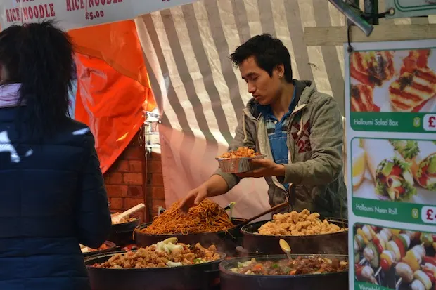 Food stall brick lane