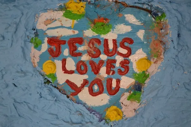 Jesus loves you Salvation Mountain