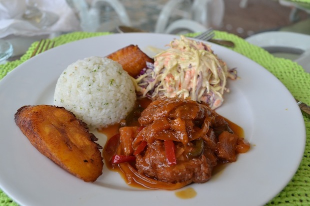 Lunch at Ottleys Plantation House St Kitts