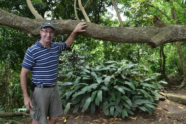 Marty at Ottleys Plantation House St Kitts