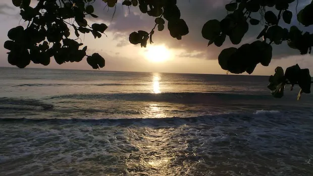 Sunset in Barbados