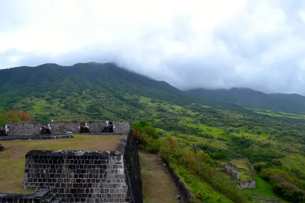 Views from Brimstone Hill fortress St kitts