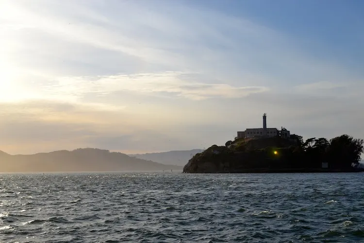 Alcatraz at sunset