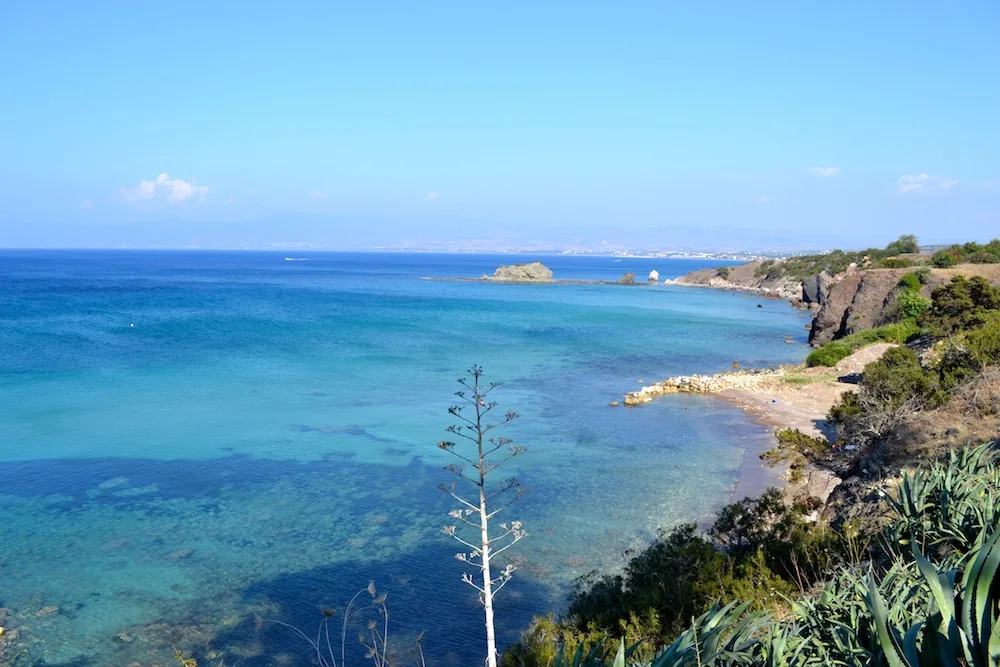 Blue seas in Cyprus