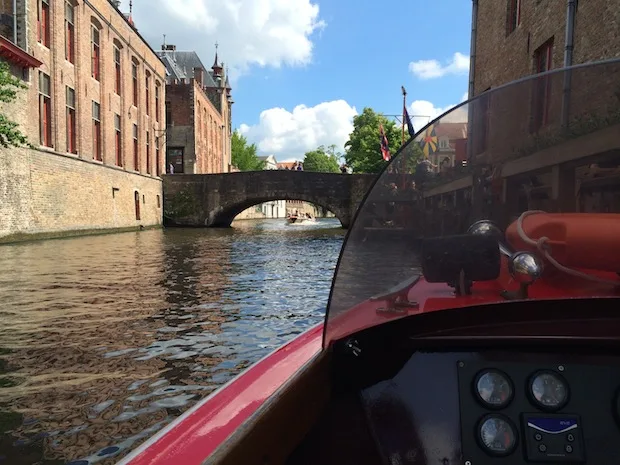 Boat trip in Bruges