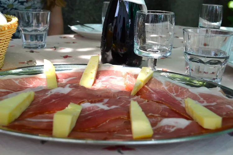 Cheese and ham in Slovenia