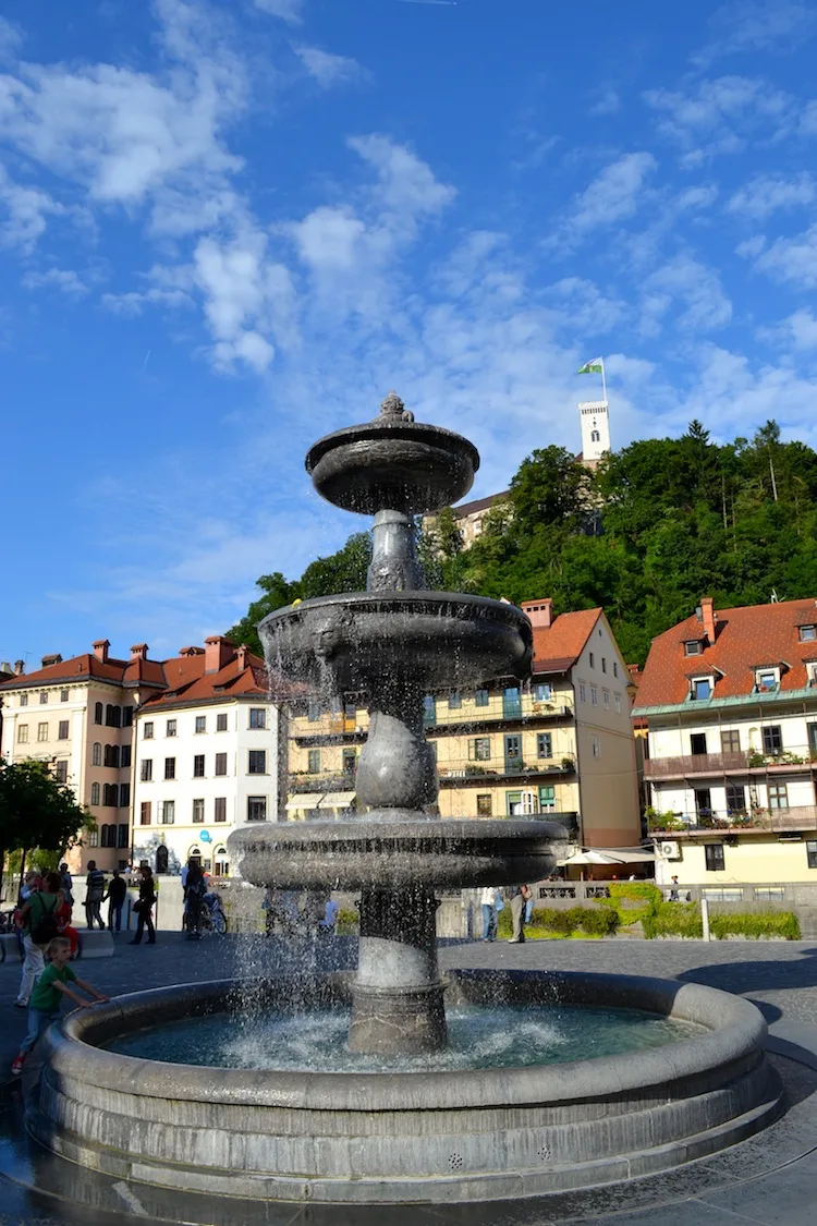 Fountain in Ljubljana