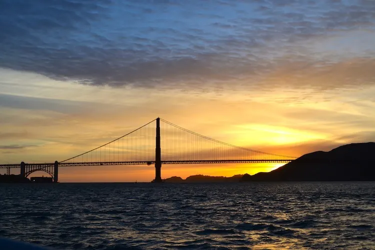 Golden Gate Bridge sunset