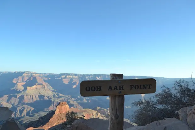 Grand canyon ooh ahh point