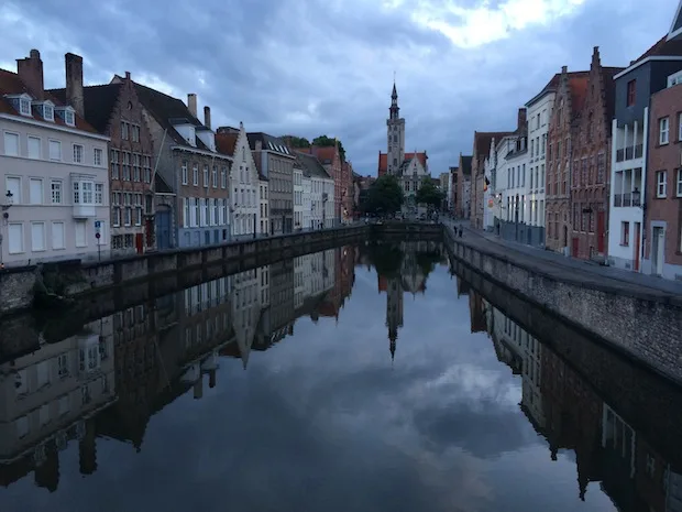 Sunset in Bruges - main