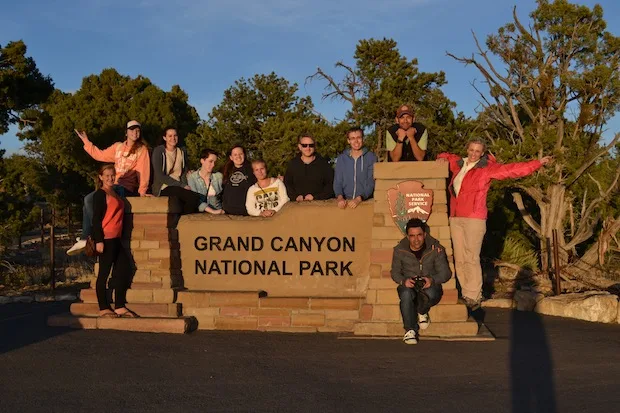 Trek America at the Grand Canyon