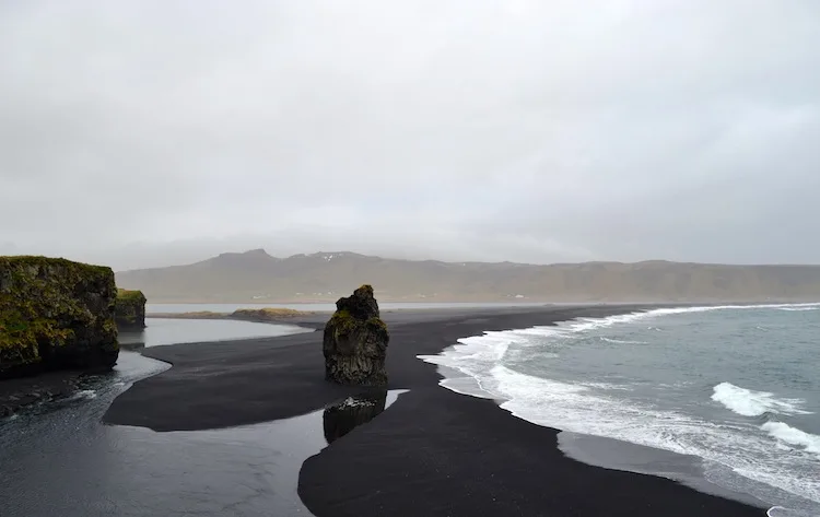 Black beach in Iceland